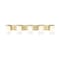 Z-Lite Burk 5 Light Vanity, 38in. W x 7.25in. H, Luxe Gold 746-5V-LG - alternate 5